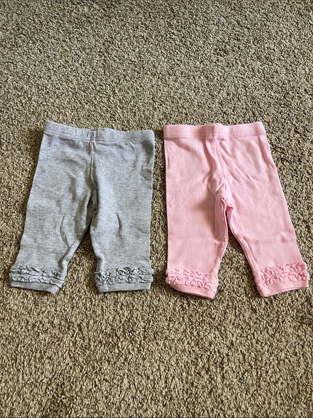 Gerber Baby Pants Set - Pink & Gray